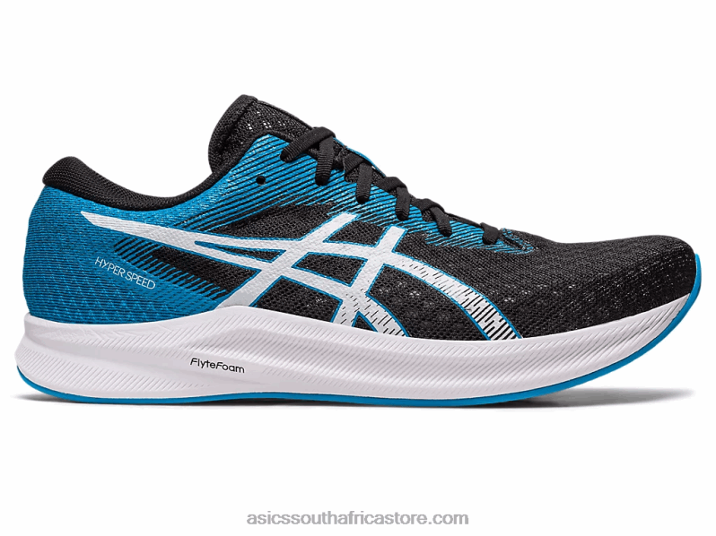 Men Asics Hyper Speed 2 LH4X0491 Black/Island Blue