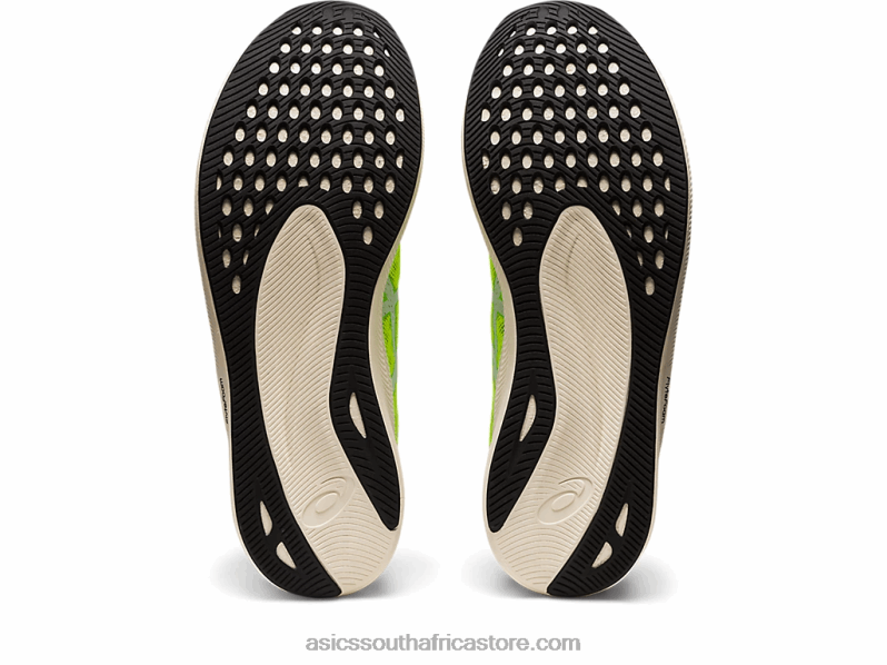 Men Asics Hyper Speed 2 LH4X0695 Safety Yellow/White