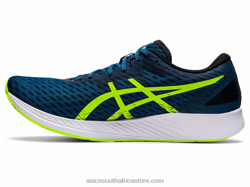 Men Asics Hyper Speed LH4X01455 Mako Blue/Hazard Green