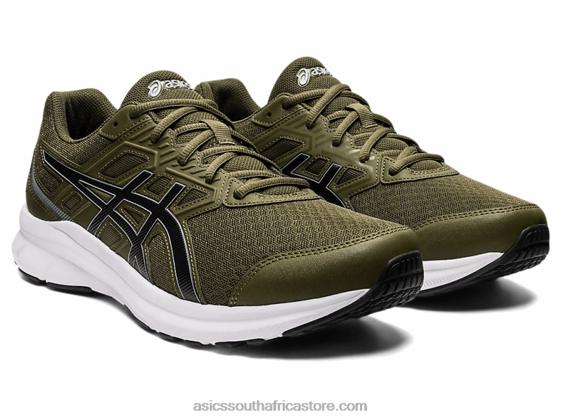 Men Asics Jolt 3 LH4X01381 Olive Canvas/Black
