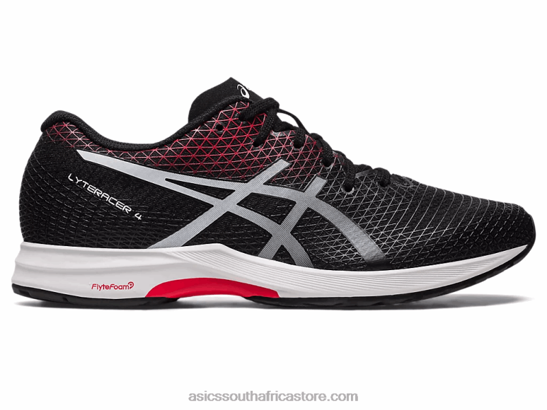 Men Asics Lyteracer 4 LH4X0106 Black/Classic Red