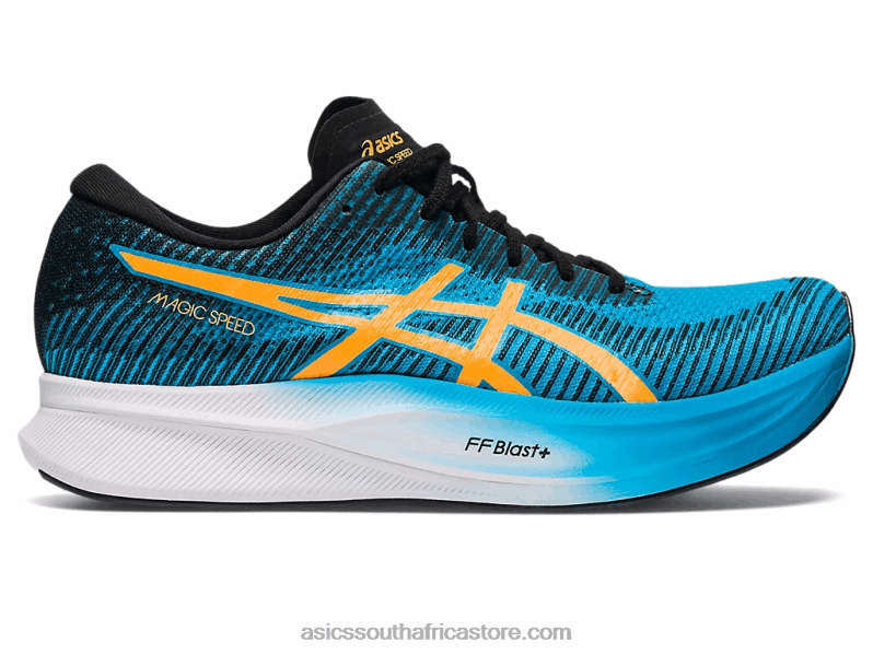 Men Asics Magic Speed 2 LH4X0481 Island Blue/Orange Pop