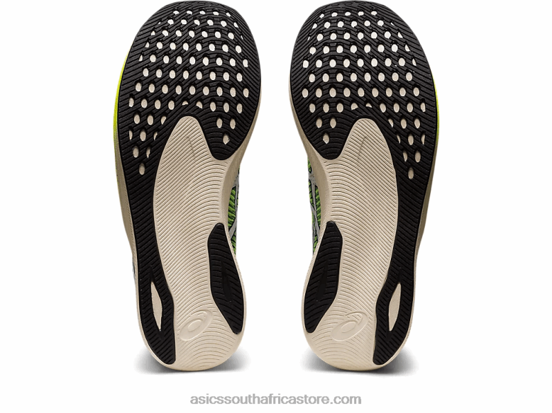 Men Asics Magic Speed 2 LH4X0740 Safety Yellow/White