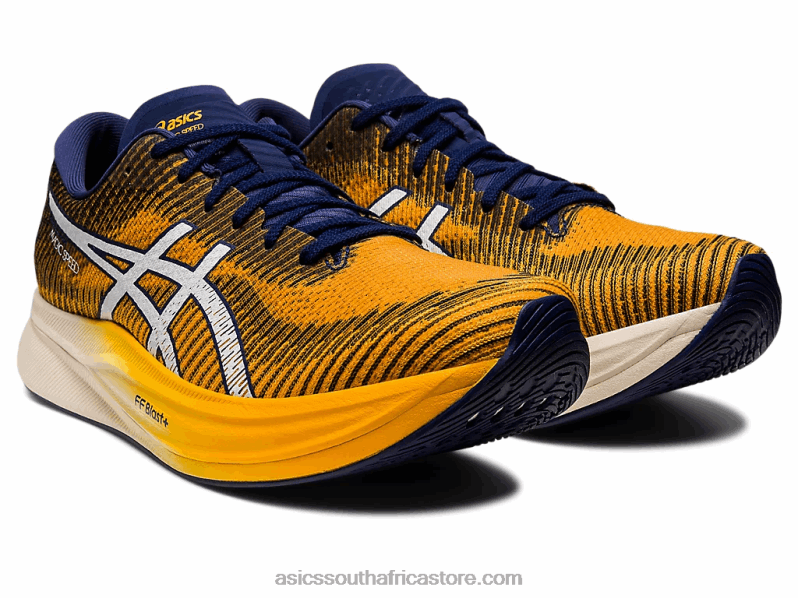 Men Asics Magic Speed 2 LH4X0829 Amber/White