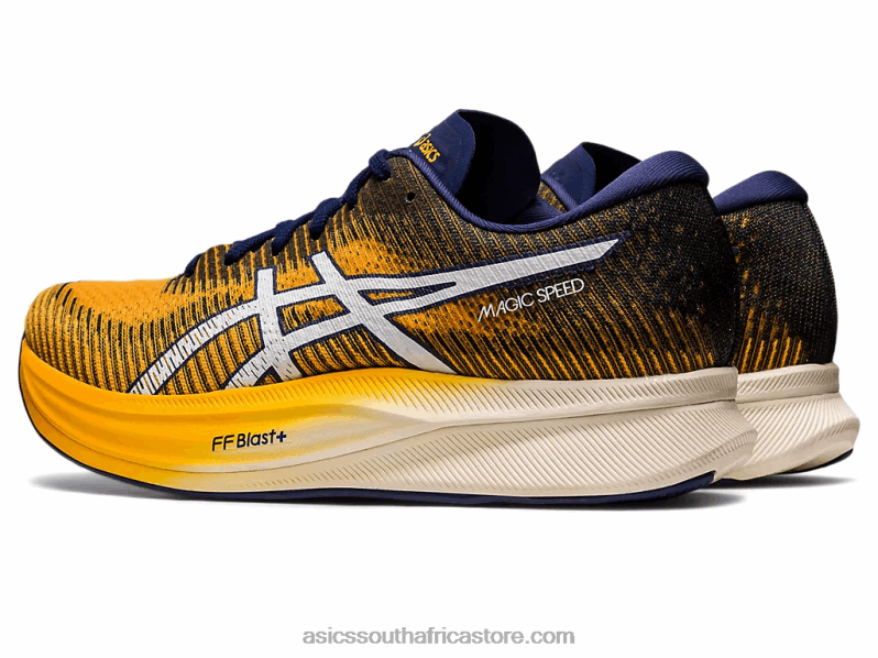 Men Asics Magic Speed 2 LH4X0829 Amber/White