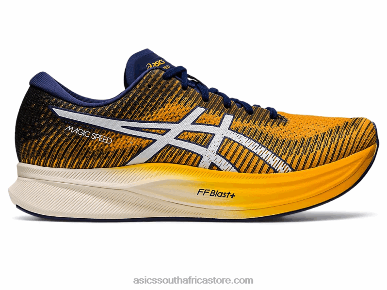 Men Asics Magic Speed 2 Wide LH4X0819 Amber/White