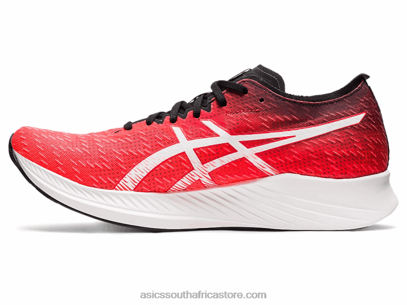 Men Asics Magic Speed LH4X01900 Sunrise Red/White