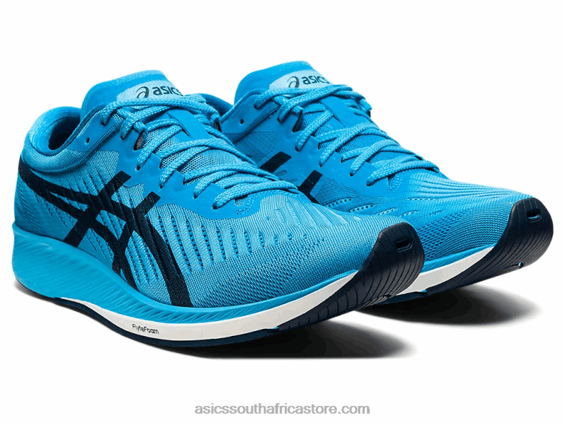 Men Asics Metaracer LH4X02005 Digital Aqua/French Blue