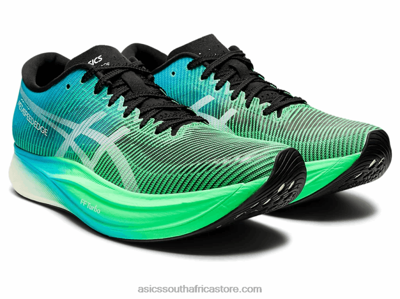 Men Asics Metaspeed Edge+ LH4X0813 Black/New Leaf