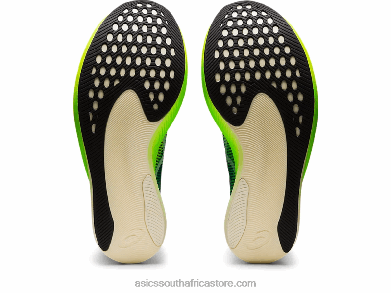Men Asics Metaspeed Sky+ LH4X01254 Velvet Pine/Safety Yellow