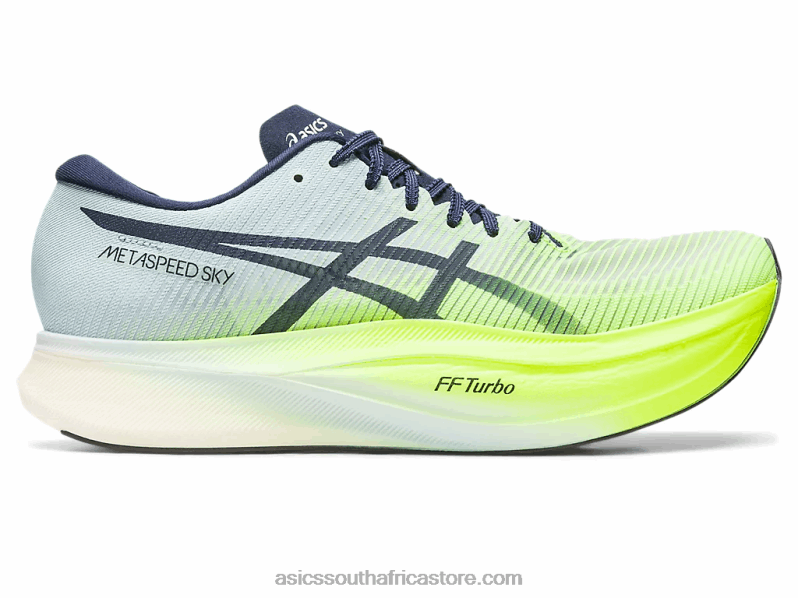 Men Asics Metaspeed Sky+ LH4X0151 Hazard Green/Sky