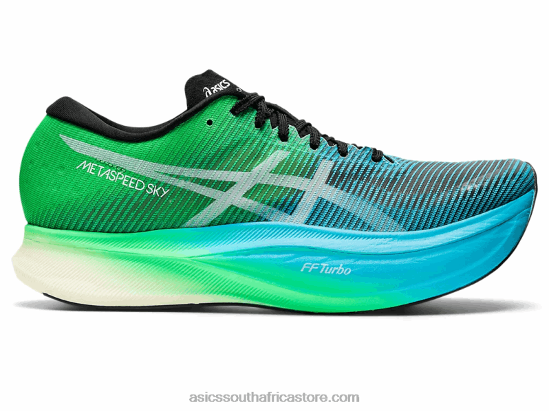 Men Asics Metaspeed Sky+ LH4X0877 Black/New Leaf