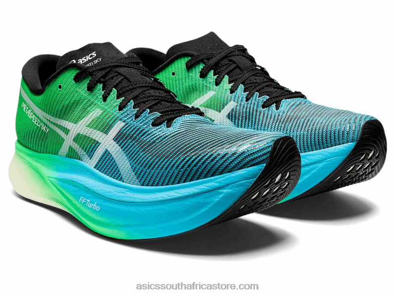 Men Asics Metaspeed Sky+ LH4X0877 Black/New Leaf