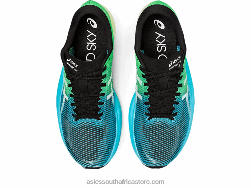 Men Asics Metaspeed Sky+ LH4X0877 Black/New Leaf