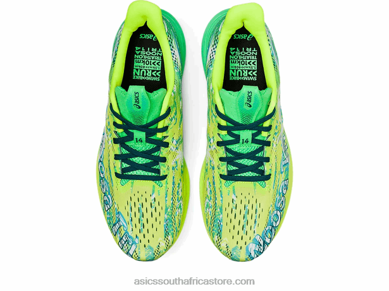 Men Asics Noosa Tri 14 LH4X01154 Safety Yellow/White