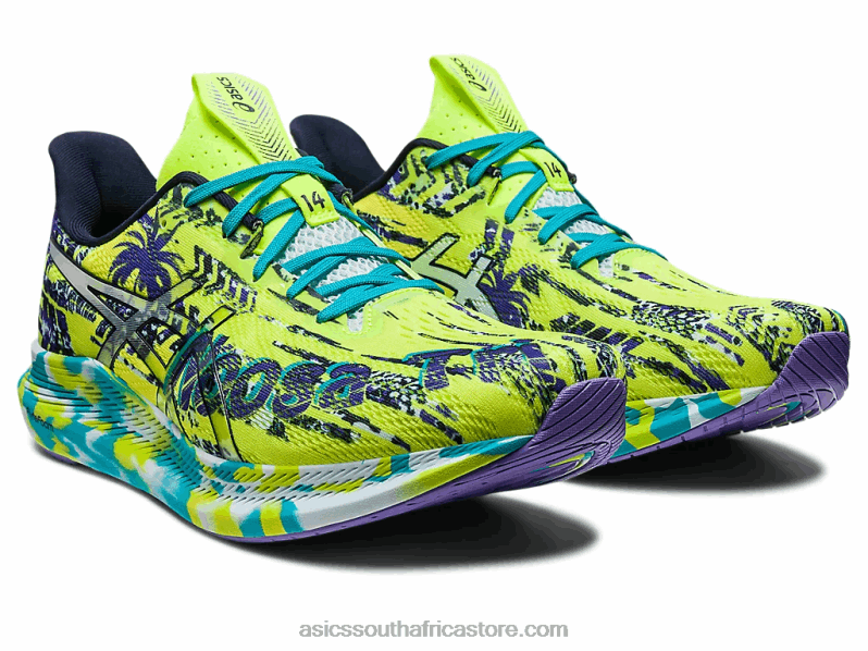 Men Asics Noosa Tri 14 LH4X0346 Lime Zest/Sky