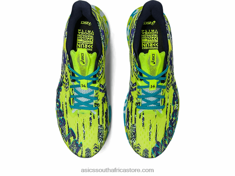 Men Asics Noosa Tri 14 LH4X0346 Lime Zest/Sky