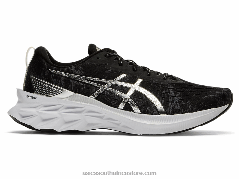 Men Asics Novablast 2 Platinum LH4X01245 Carrier Grey/Pure Silver