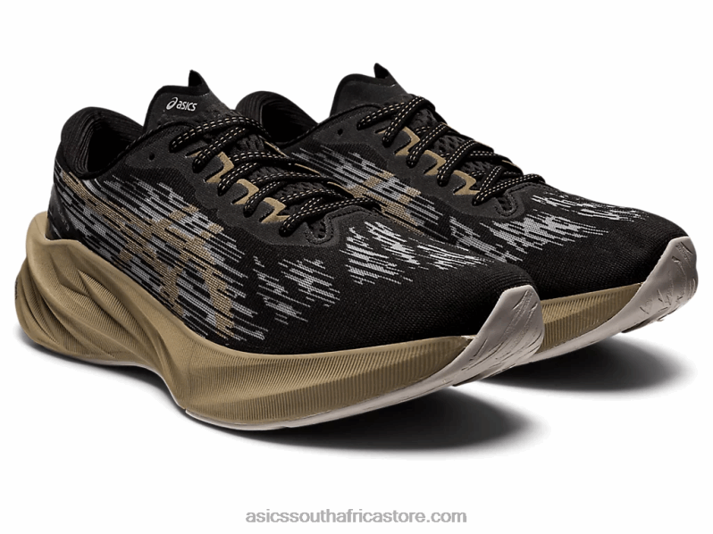 Men Asics Novablast 3 LH4X01010 Black/Mink