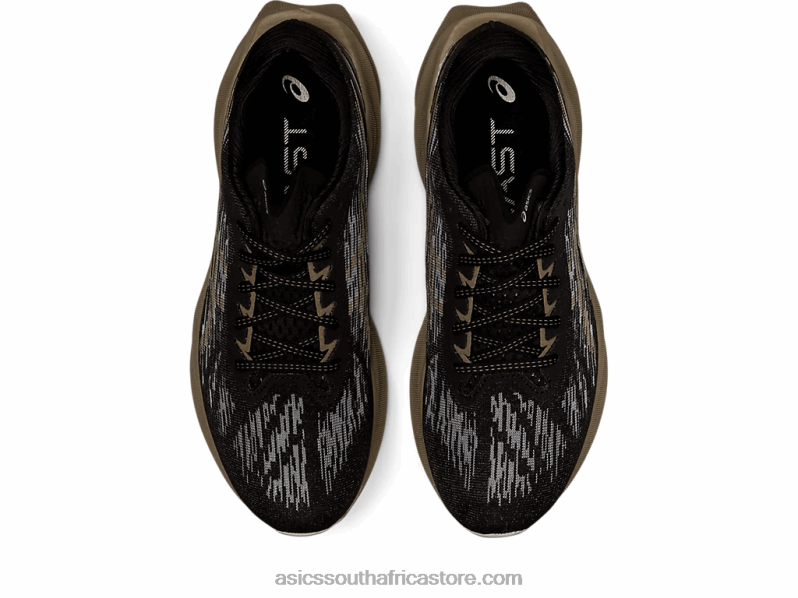 Men Asics Novablast 3 LH4X01010 Black/Mink