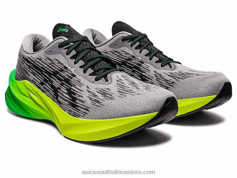 Men Asics Novablast 3 LH4X0344 Sheet Rock/Black