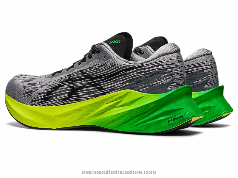 Men Asics Novablast 3 LH4X0344 Sheet Rock/Black