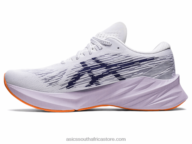 Men Asics Novablast 3 LH4X0381 White/Indigo Blue