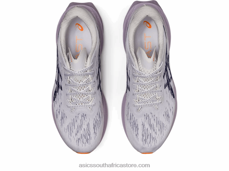 Men Asics Novablast 3 LH4X0381 White/Indigo Blue