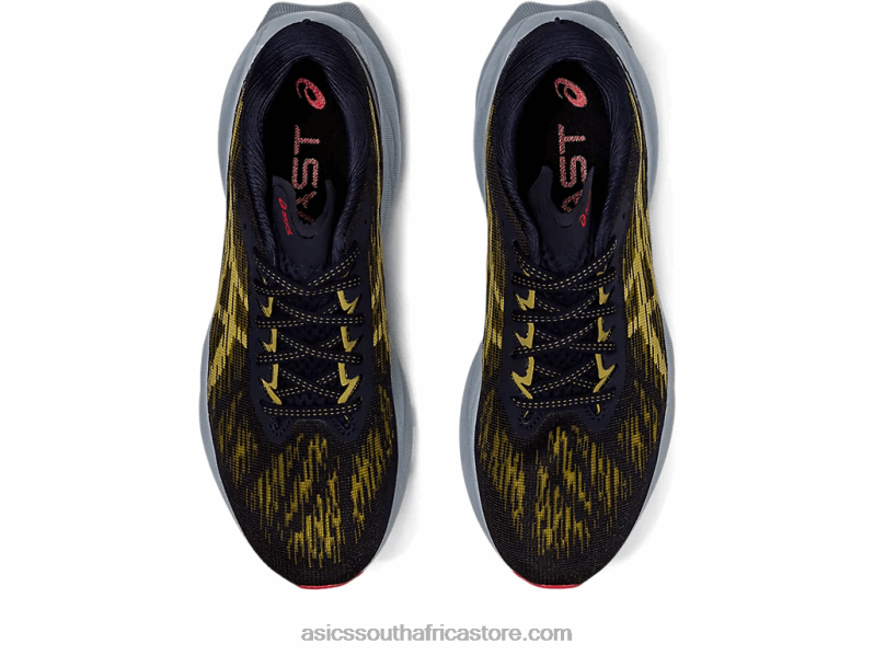 Men Asics Novablast 3 LH4X0388 Midnight/Olive Oil