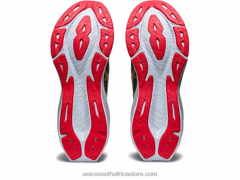 Men Asics Novablast 3 LH4X0388 Midnight/Olive Oil