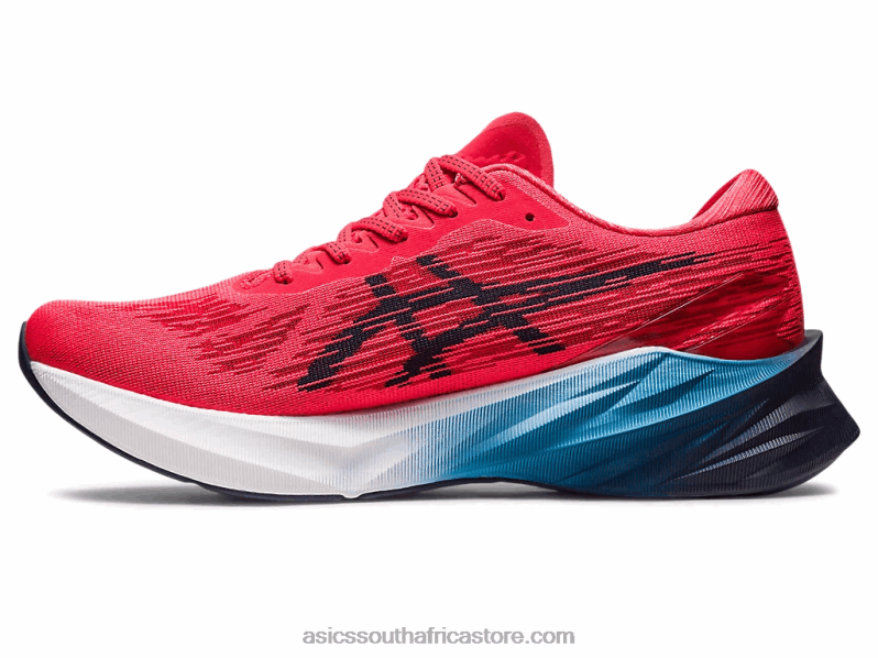 Men Asics Novablast 3 LH4X0396 Electric Red/Midnight