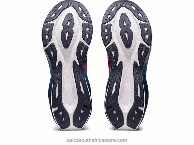 Men Asics Novablast 3 LH4X0396 Electric Red/Midnight