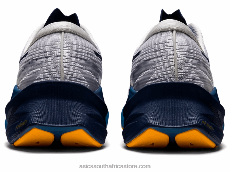 Men Asics Novablast 3 LH4X0925 White/Deep Ocean