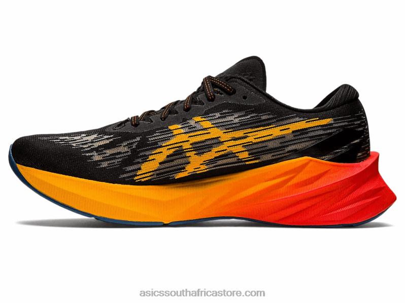 Men Asics Novablast 3 LH4X0939 Black/Amber