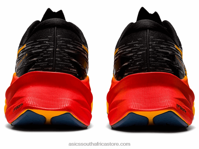 Men Asics Novablast 3 LH4X0939 Black/Amber