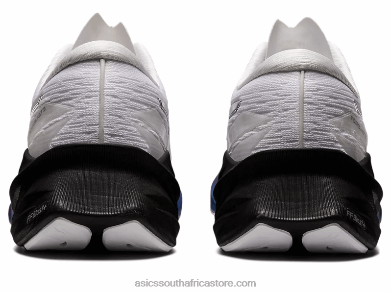 Men Asics Novablast 3 Platinum LH4X0948 White/Pure Silver