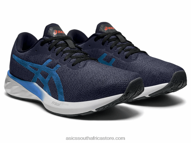 Men Asics Roadblast LH4X02077 Peacoat/Directoire Blue