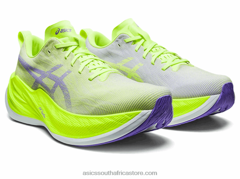 Men Asics Superblast LH4X08 Hazard Green/Amethyst