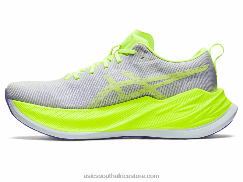 Men Asics Superblast LH4X08 Hazard Green/Amethyst