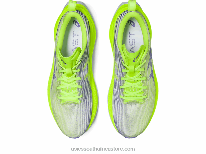 Men Asics Superblast LH4X08 Hazard Green/Amethyst