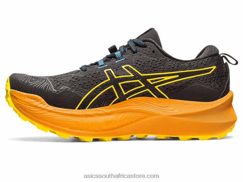 Men Asics Trabuco Max 2 LH4X0188 Black/Golden Yellow