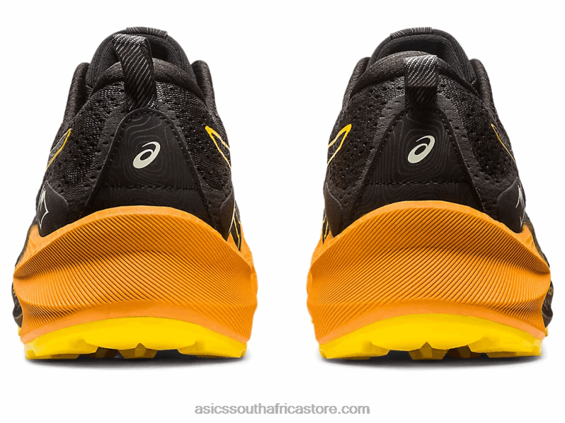 Men Asics Trabuco Max 2 LH4X0188 Black/Golden Yellow