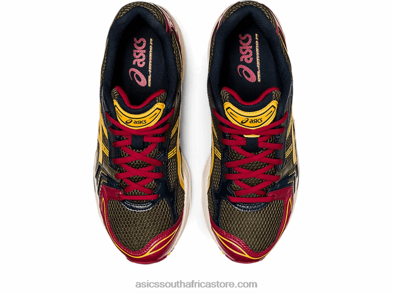 Men Asics Gel-Kayano 14 LH4X0988 Olive Canvas/Honey