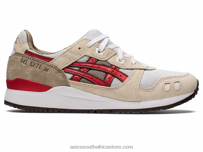 Men Asics Gel-Lyte III Og LH4X01094 Smoke Grey/Red Alert