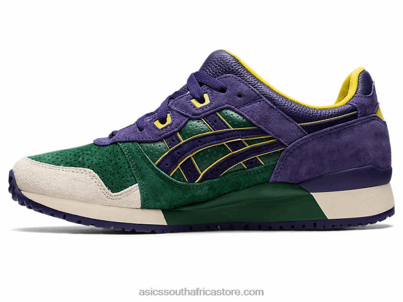 Men Asics Gel-Lyte III Og LH4X01330 Hunter Green/Purple Matte