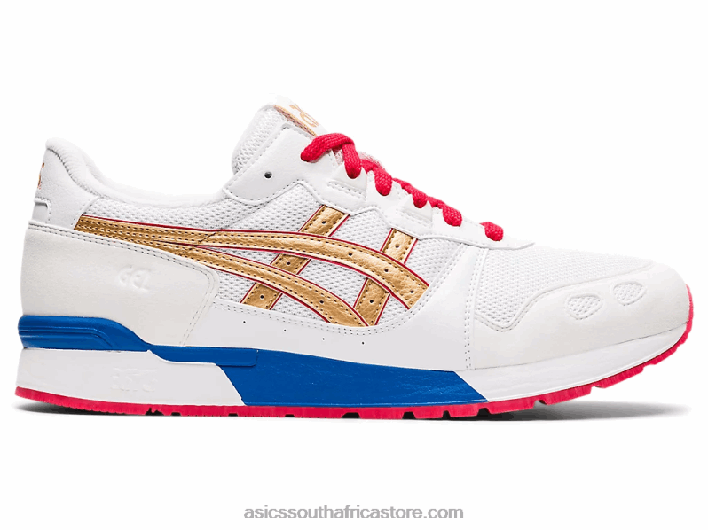 Men Asics Gel-Lyte LH4X01744 White/Pure Gold
