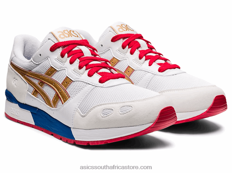 Men Asics Gel-Lyte LH4X01744 White/Pure Gold
