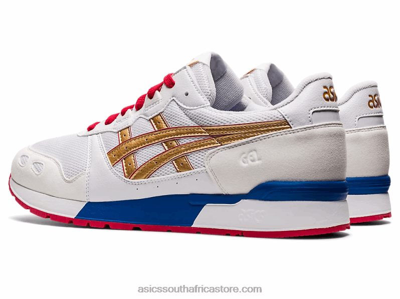 Men Asics Gel-Lyte LH4X01744 White/Pure Gold