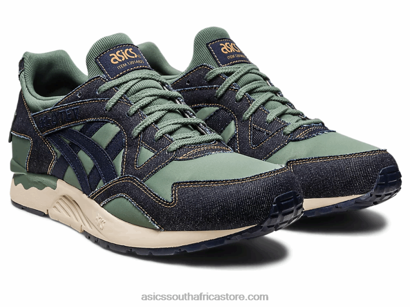 Men Asics Gel-Lyte V Modern Patchwork LH4X0240 Midnight/Ivy