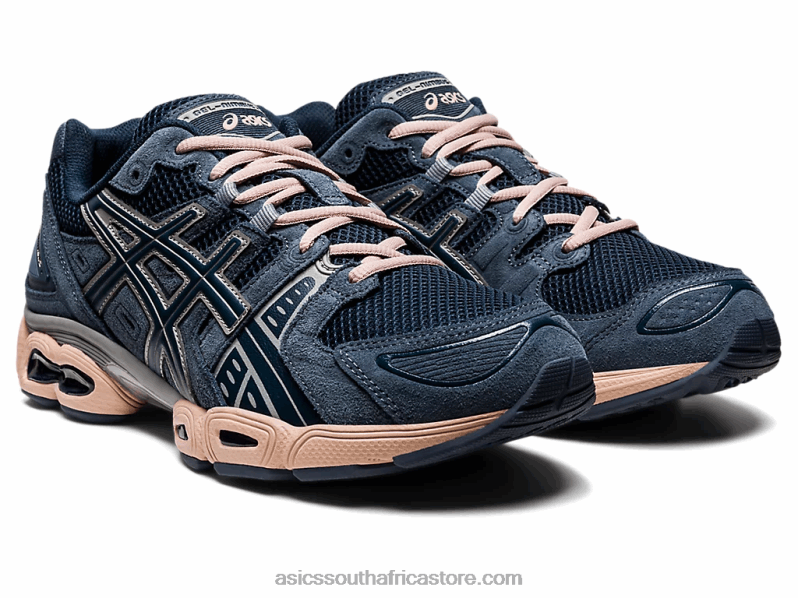 Men Asics Gel-Nimbus 9 LH4X01097 French Blue/Tarmac